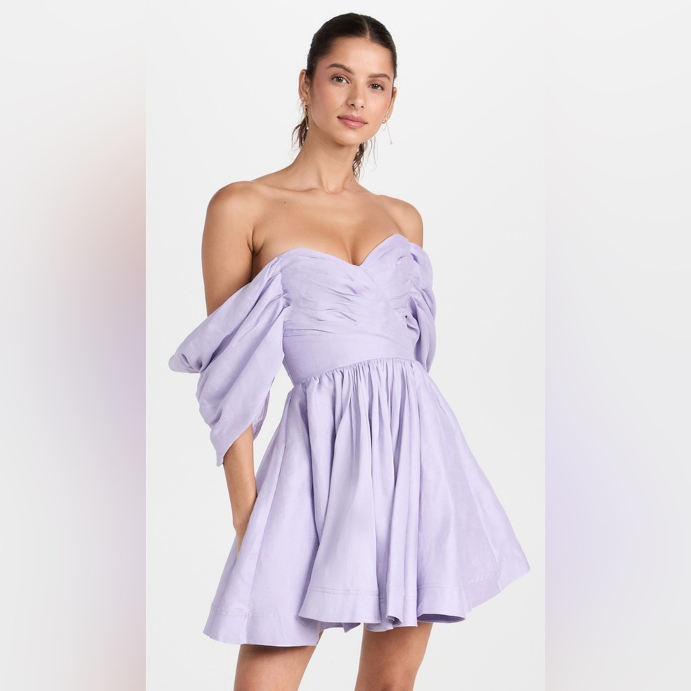 Aje Zorina Sweetheart Mini Dress